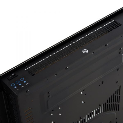 Șemineu electric de perete cu efect flăcări 1800W | negru č.4