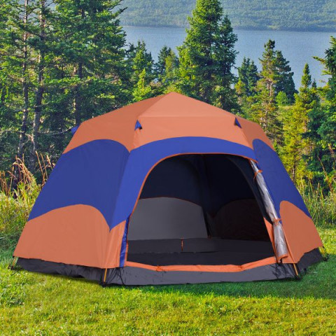 Cort camping cu plasă anti-insecte pentru 5-6 persoane č.3