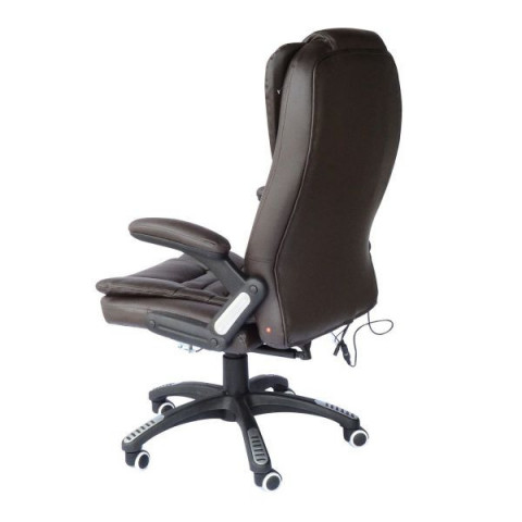 Scaun de birou cu funcție încălzire si masaj Logan | maro č.4