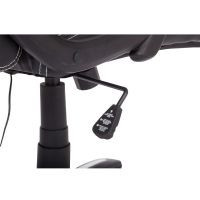 Scaun gaming, cu funcție de masaj si încălzire Lana | negru - alba č.7