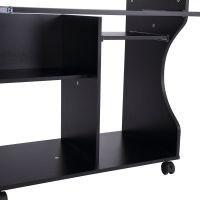 Masa PC Luis 80 x 48 x 76 cm | negru č.6