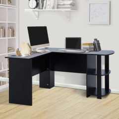 Masă de colț PC Fabian 136 x 130 x 72 cm | negru č.1