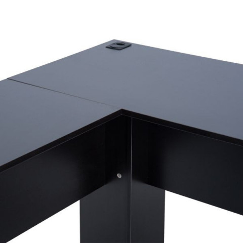 Masă de colț PC Fabian 136 x 130 x 72 cm | negru č.5