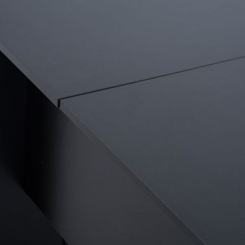 Masă de colț PC Fabian 136 x 130 x 72 cm | negru č.7