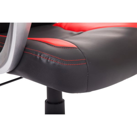 Scaun de birou Racing cu funcție masaj si încălzire | negru - roșie č.6