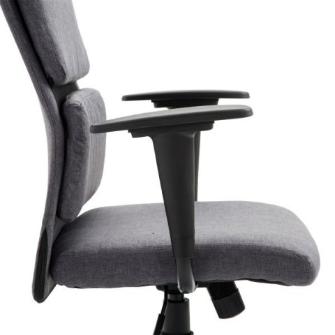 Scaun de birou tapițat | gri č.6