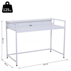 Birou 120 x 60 x 86,5 cm | alb č.3