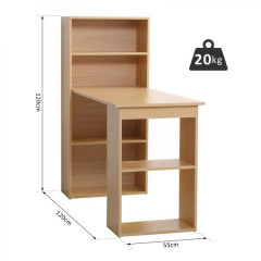 Birou  cu spațiu de depozitare | maro č.3