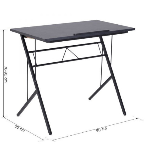 Birou reglabil | negru č.2