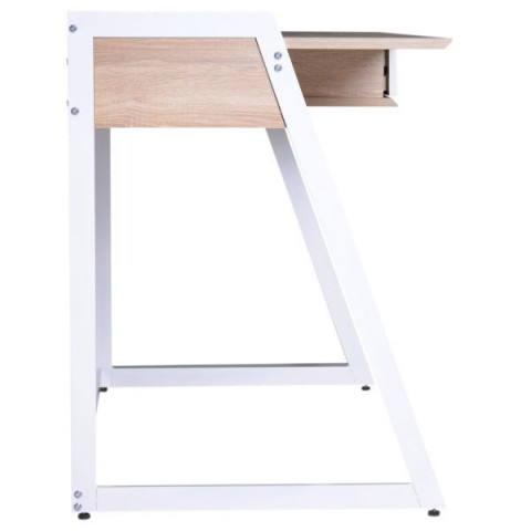 Masa PC 120 x 60 x 80 cm | alb + stejar č.5