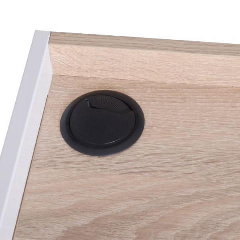 Masa PC 120 x 60 x 80 cm | alb + stejar č.7