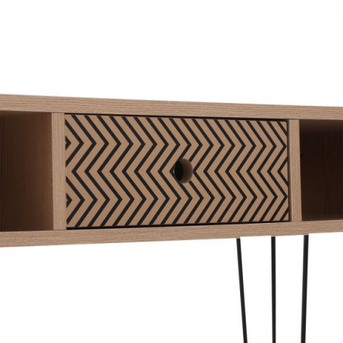 RETRO Birou 100 x 34,5 x 74,5 cm | natural č.6