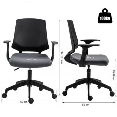 Scaun de birou | gri č.2