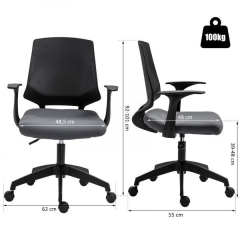 Scaun de birou | gri č.2