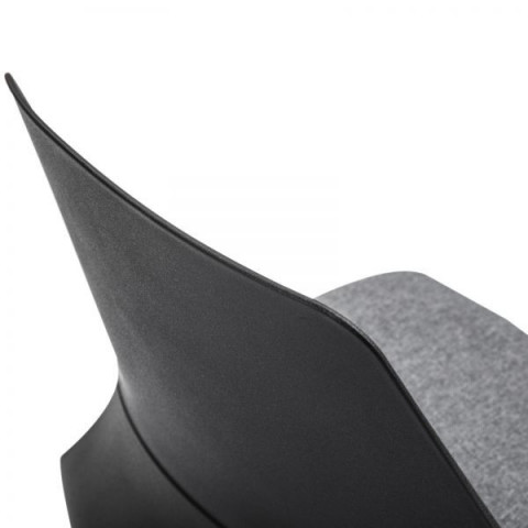 Scaun de birou Luna | negru - gri č.5