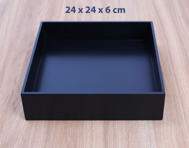 Cutie depozitare negru 9011 č.3