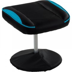 Scaun de birou GT Relax Racer cu suport pentru picioare | negru-albastru č.2