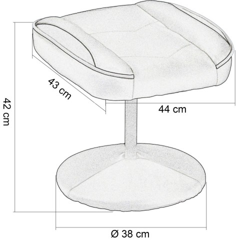 Scaun de birou GT Relax Racer cu suport pentru picioare, alb-negru č.5