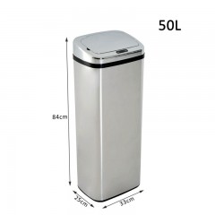 Coș de gunoi automat 50 l | otel inoxidabil č.2
