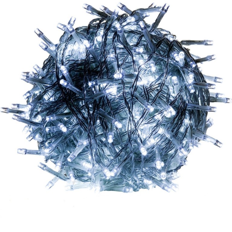 Instalație de Crăciun LED 60 m | alb rece 600 LED