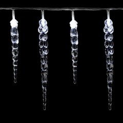 Instalație de Crăciun LED tip șirag, țurțuri, 5,5 m | alb rece 40 LED č.2