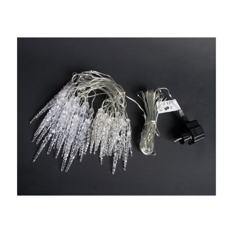 Instalație de Crăciun LED tip șirag, țurțuri, 5,5 m | alb rece 40 LED č.4