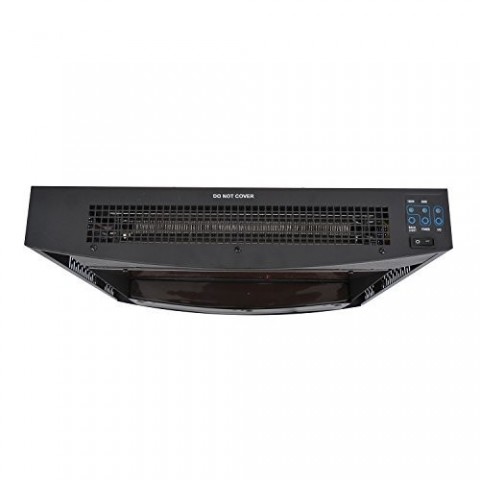 Șemineu electric de perete cu efect flăcări 900/1800W | negru č.6