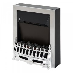 Șemineu electric LED 1000/2000W | argintiu č.2