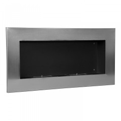 Șemineu bio-etanol 110 x 54 x 14 cm | argintiu č.3