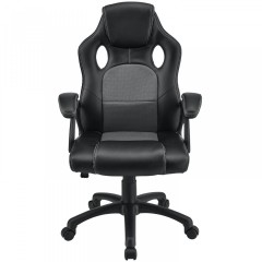 Scaun de birou Racing design | sur-negru č.2