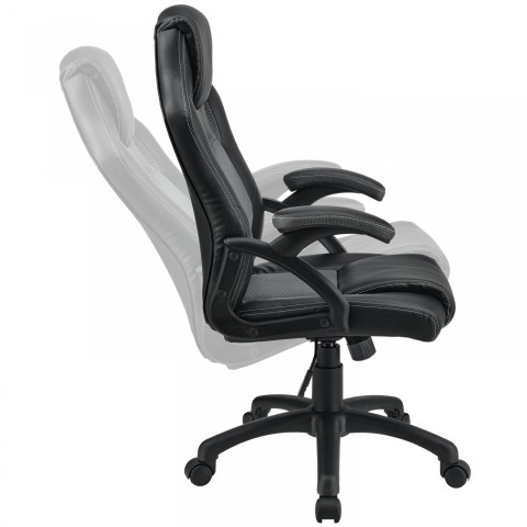 Scaun de birou Racing design | sur-negru č.5