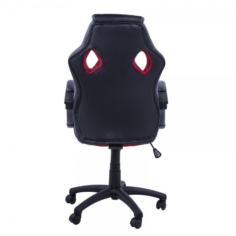 Scaun de birou Racing design negru-roșu 2 č.6
