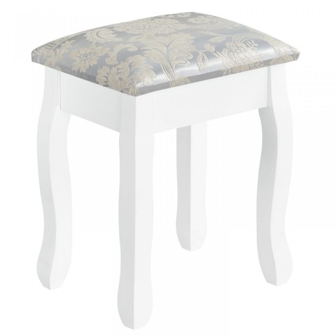 Masa toaleta, pentru machiaj, cu oglinda Lena | alba č.6