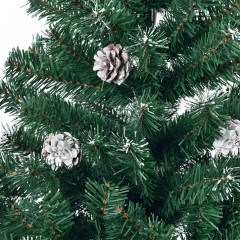 Arbore de Crăciun, artificial 180 cm ,înzăpezit, cu conuri č.2