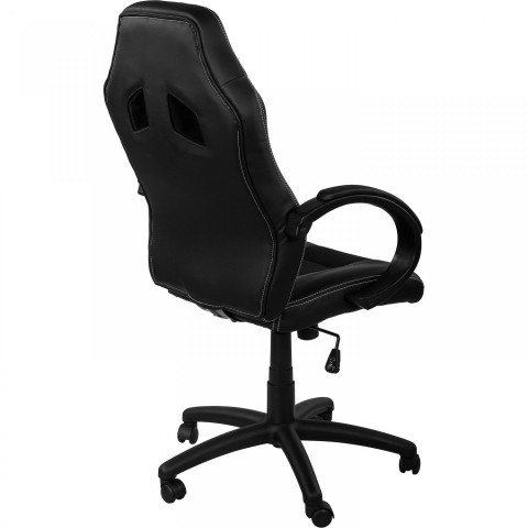 Scaun de birou GS Series | portocaliu-negru cu dungi č.4