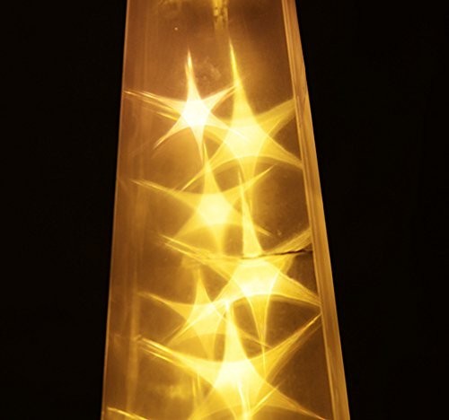 Piramida de Crăciun 30 cm | 10 LED alb cald č.2